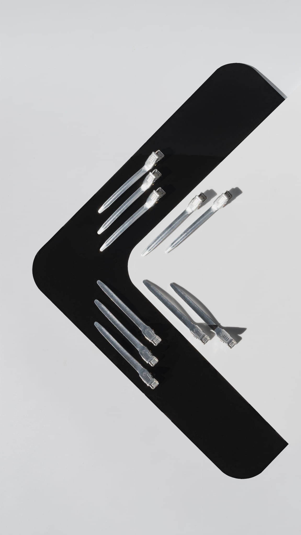 Professional Aluminum Hair Clips – Set of 10